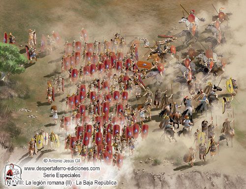 Antesignani   Legión romana en la Baja República