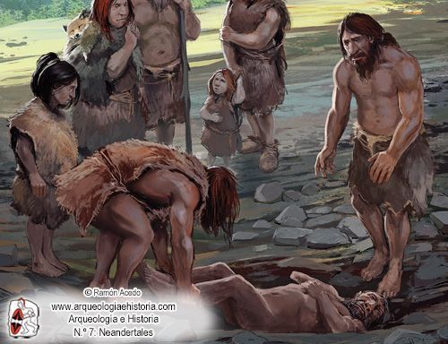 enterramiento neandertal cueva de Shanidar 