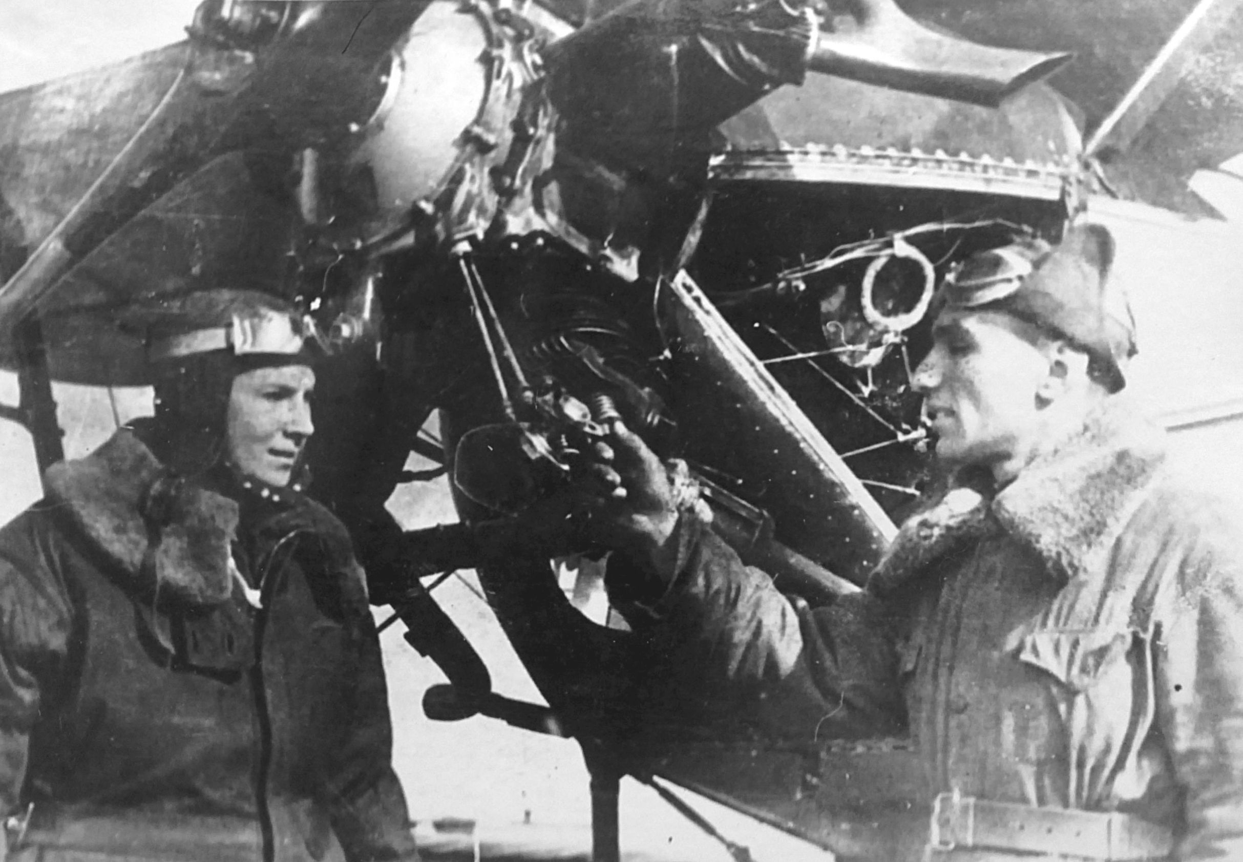Lilya with Mechanic Semyon Nizin, Stalingrad