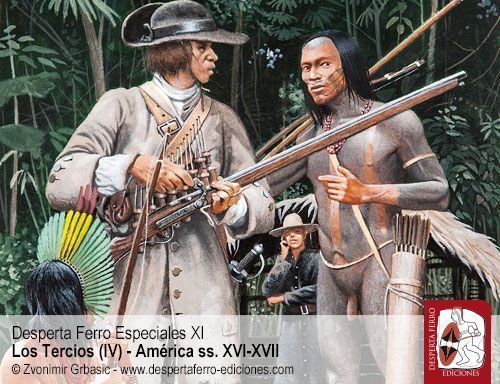 milicias indígenas americanas los tercios en América