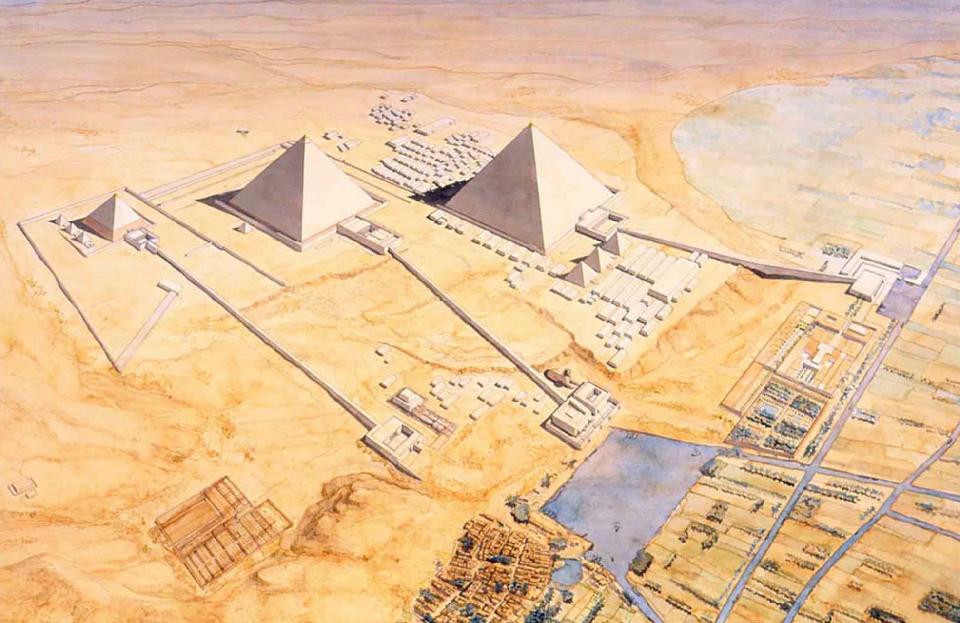 Pirámides Golvin Antiguo Egipto