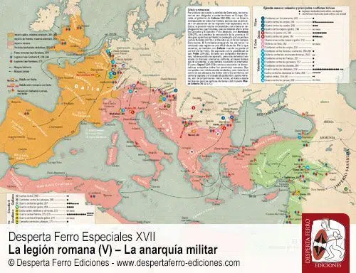 Las fortificaciones romanas del siglo III y la guerra de asedio por A. Raúl Menéndez Argüín