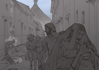 Ilustración histórica Pompeya Arqueología e Historia ªRU-MOR