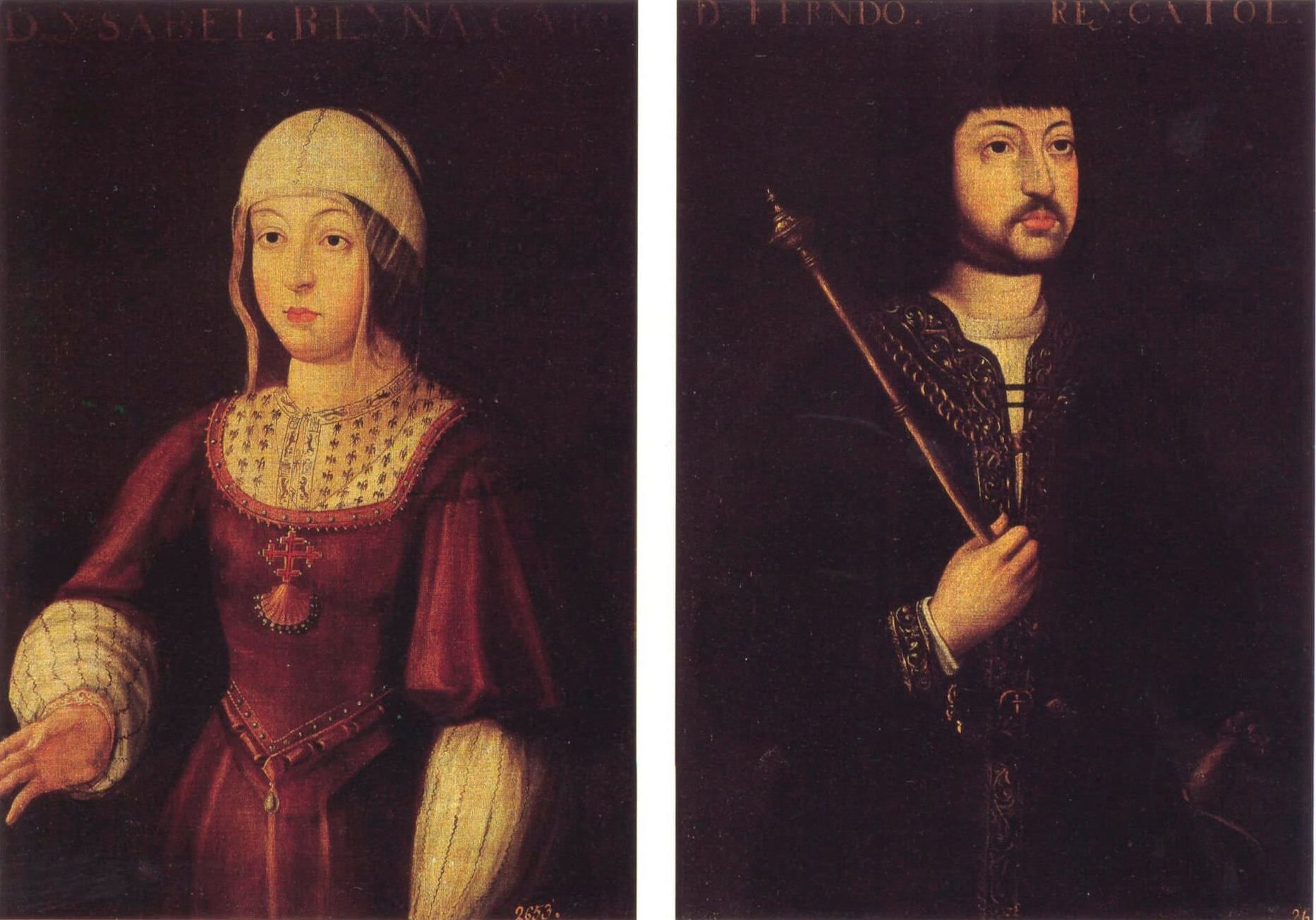 Isabel y Fernando reyes Católicos Descubrimiento América Colón