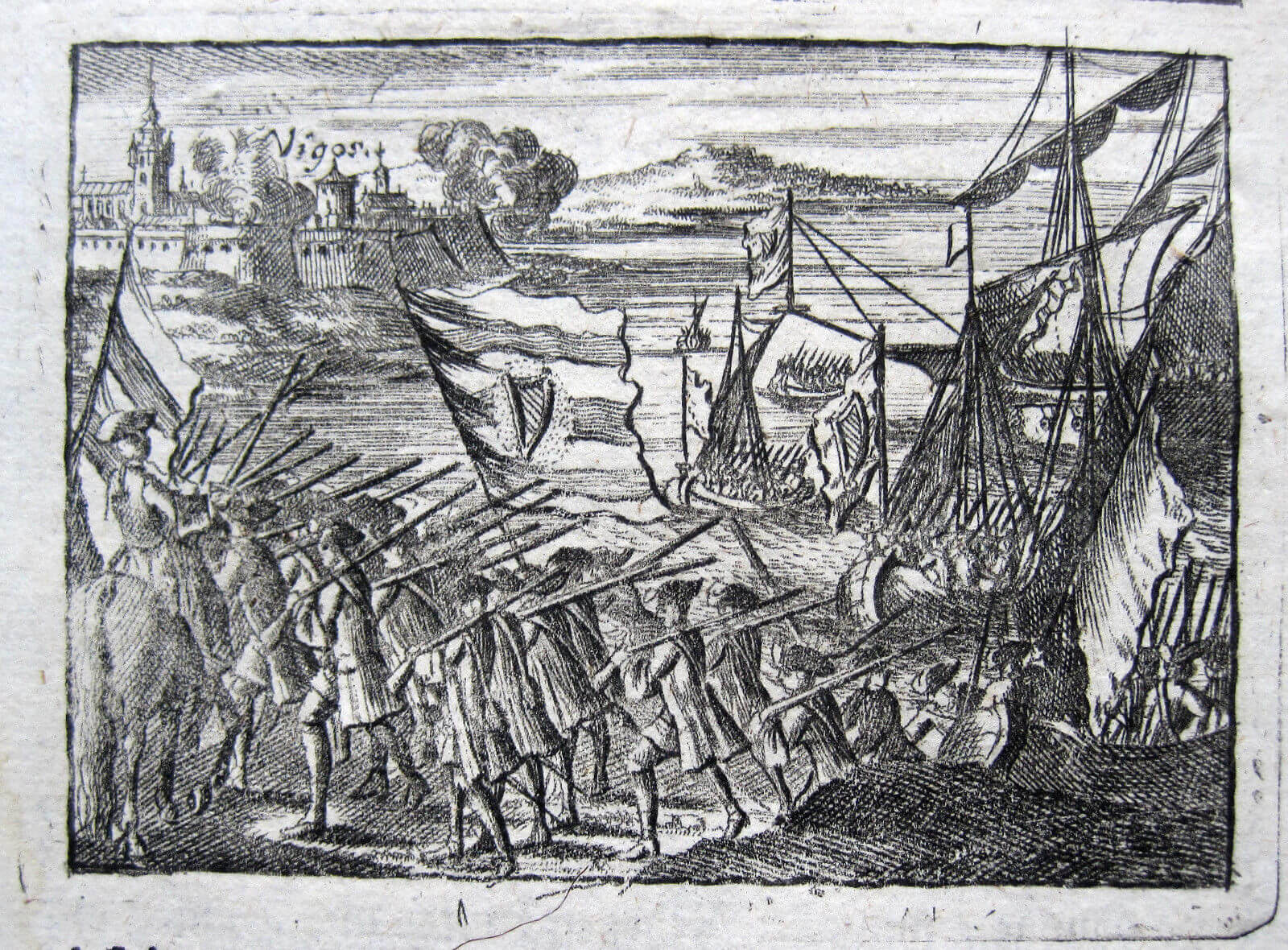ataque inglés a Vigo 1719 