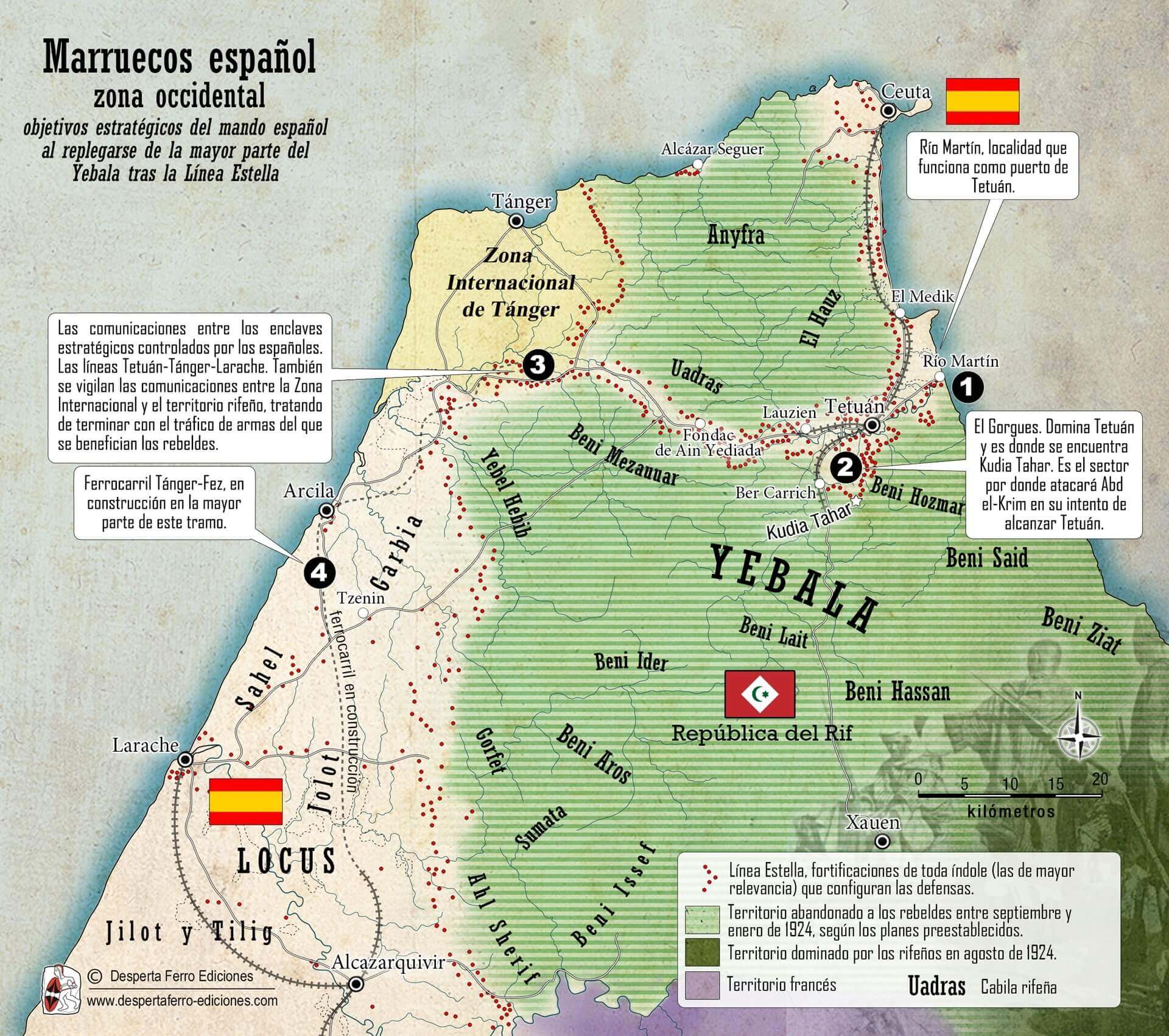 Mapa Marruecos español