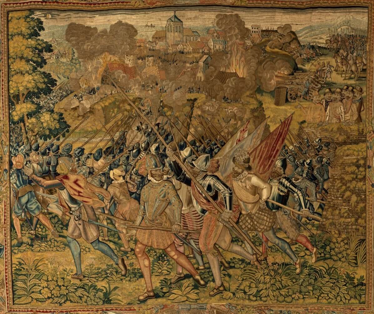 Tácticas de infantería en el siglo XVI Asalto nocturno de Ardres