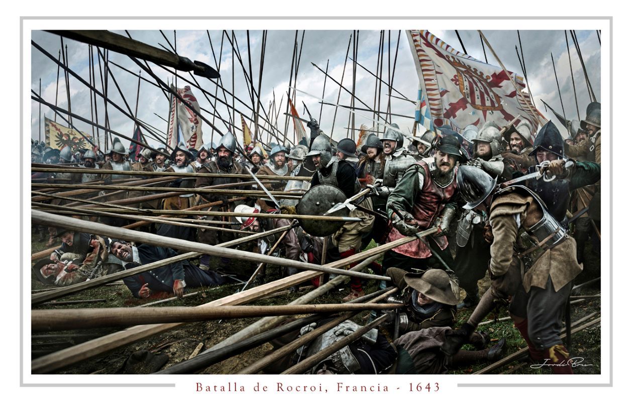 Batalla de Rocroi. Lámina de Jordi Bru