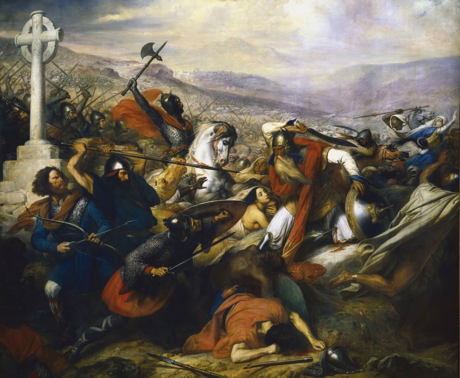 batalla de Poitiers 732 733