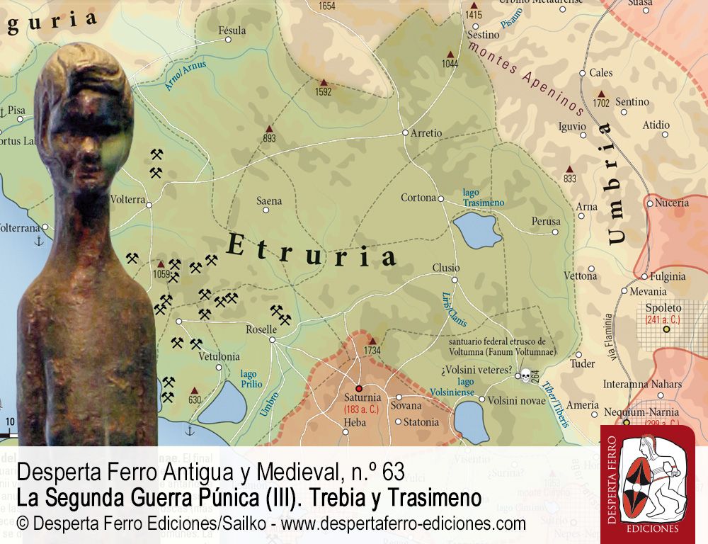 Roma y Etruria en el siglo III a. C. por Kathryn Lomas (University of Durham)  Trasimeno