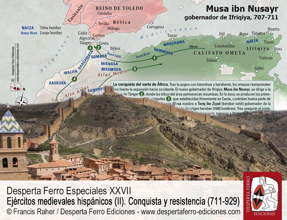 Los bereberes en al-Ándalus por Helena de Felipe (Universidad de Alcalá)  Ejércitos medievales hispánicos