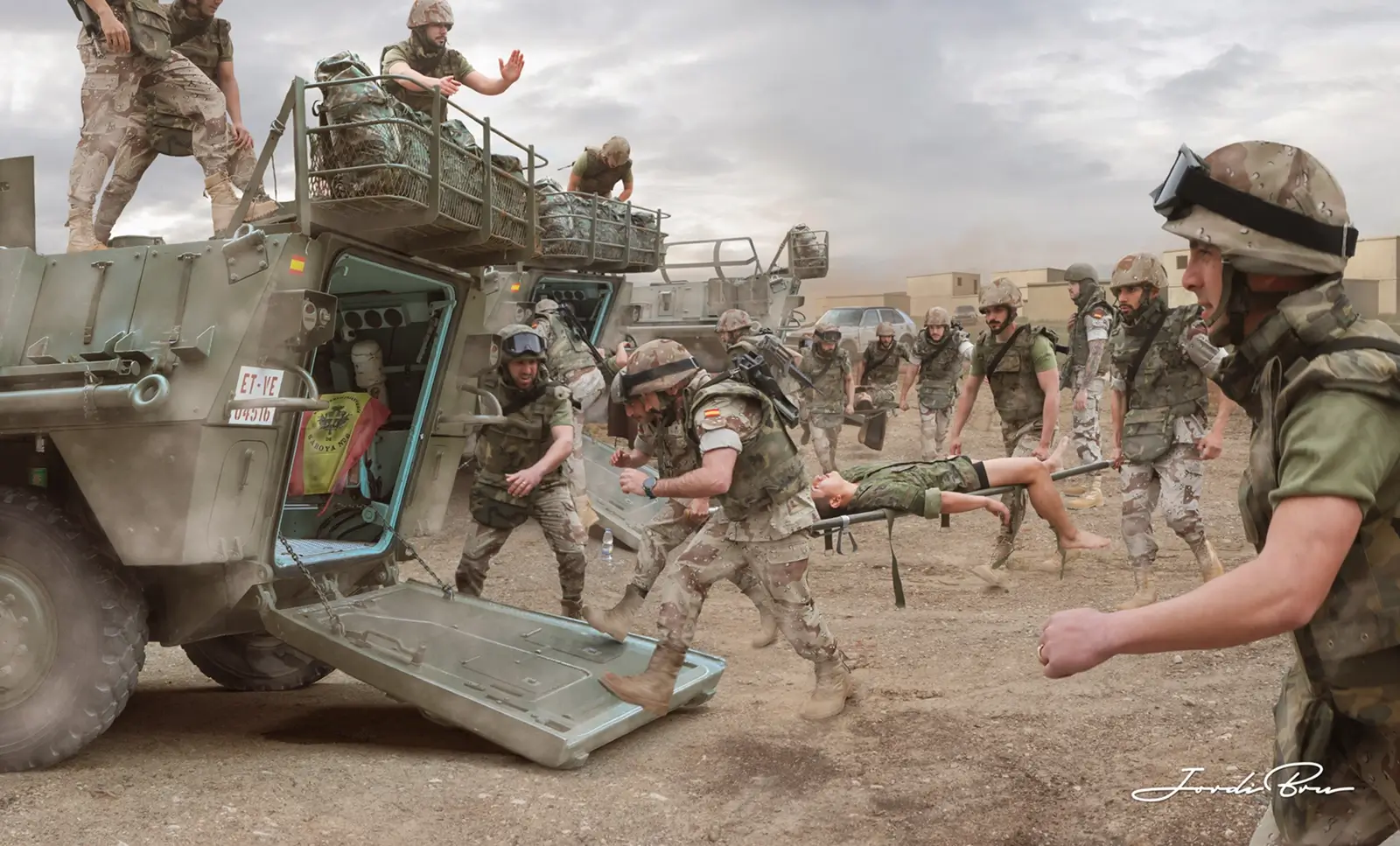 batalla de Nayaf Irak ejército español soldados bru