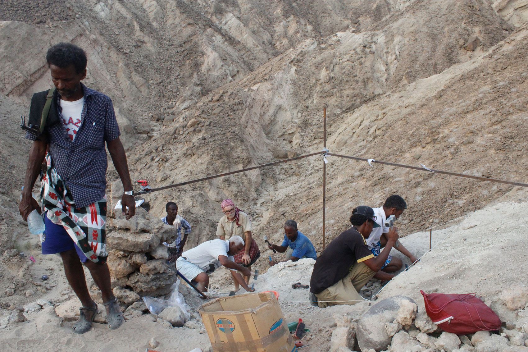 achelense rift inicio excavación de Luba Gadhi 2