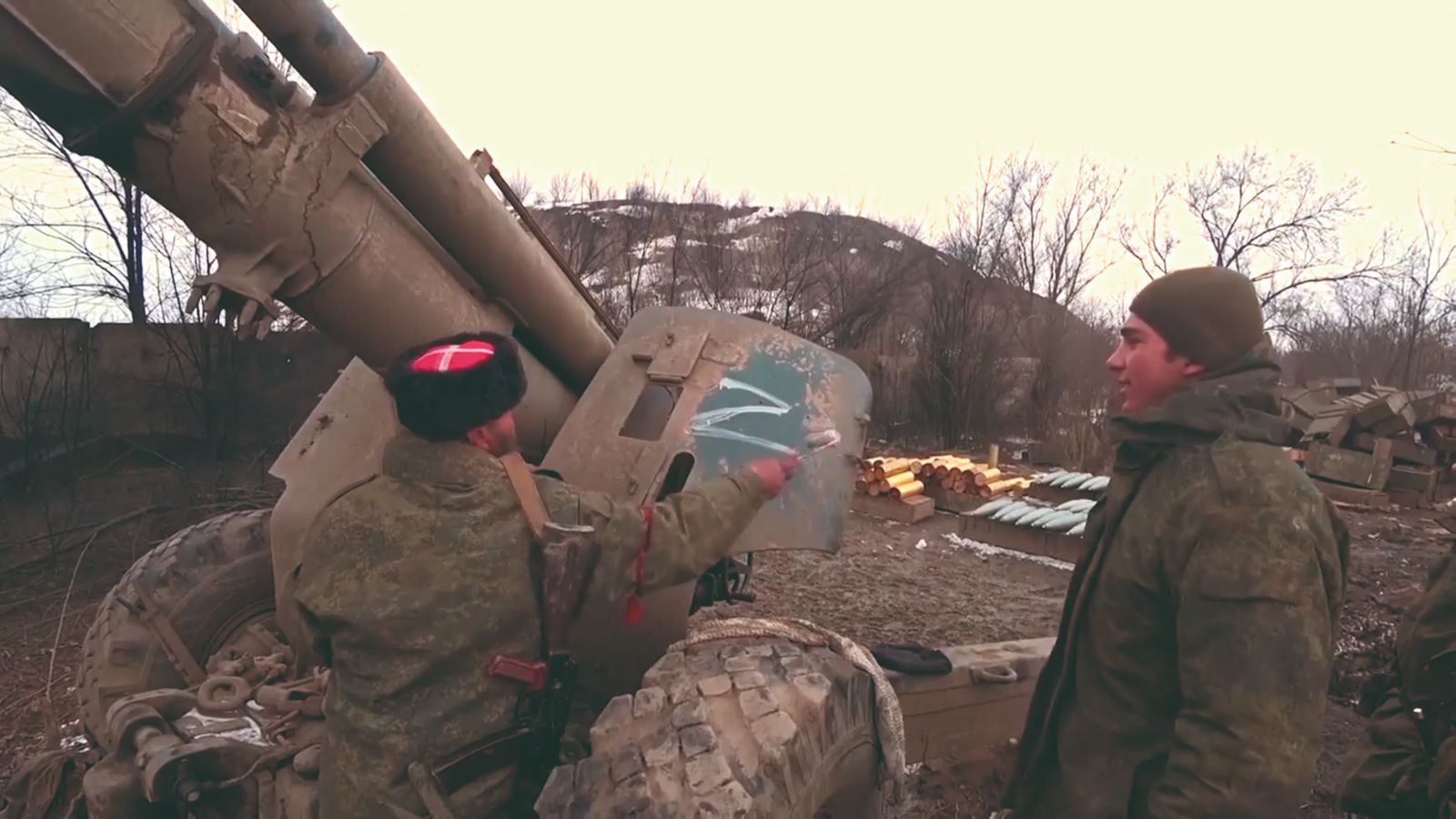 invasión rusa de Ucrania artillería rusa artillería ucraniana
