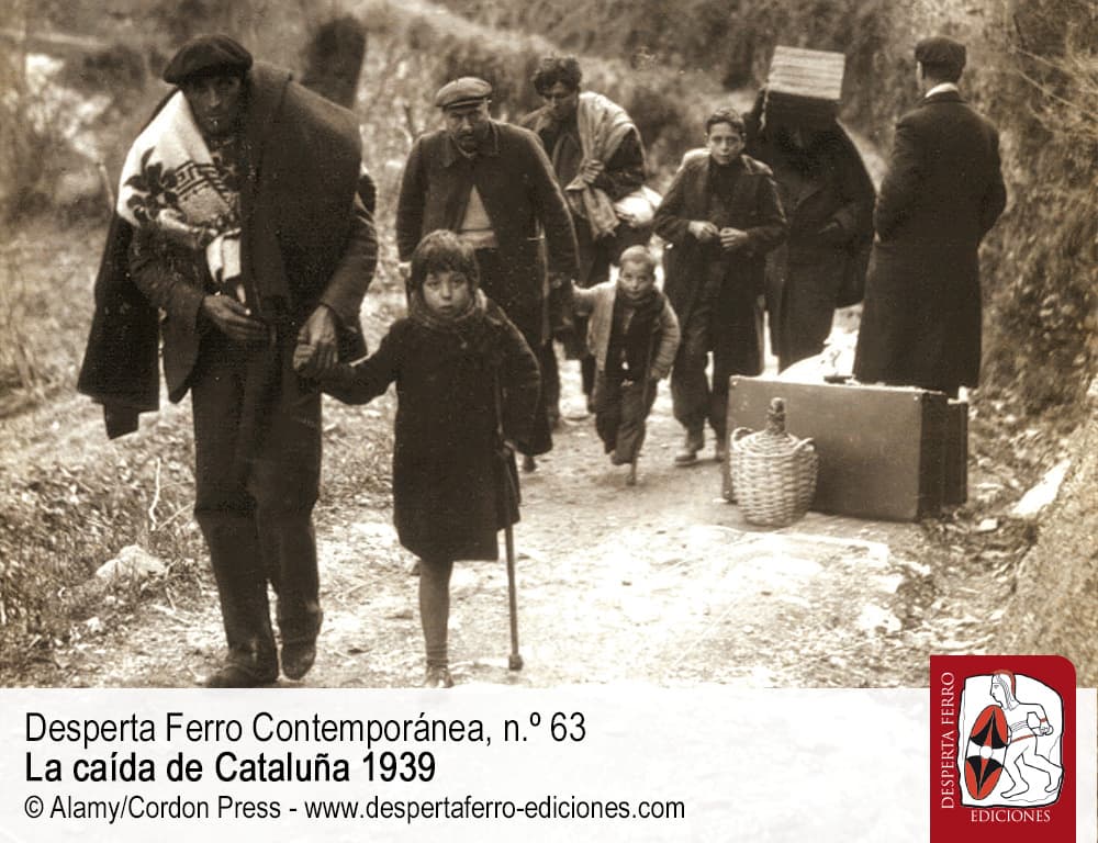 exiliados republicanos guerra civil cataluña 1939