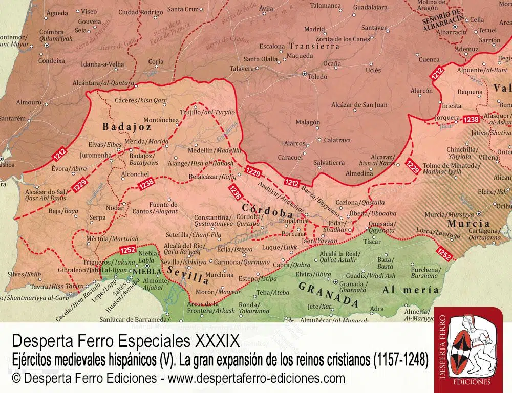 mapa expansión reinos cristianos plena edad media