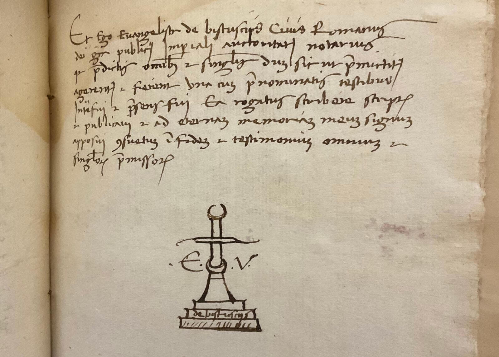 acta notarial siglo XV peste negra
