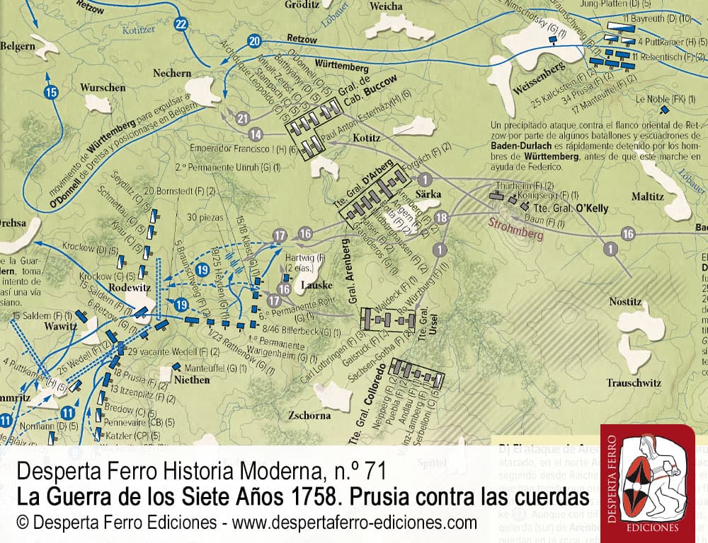 La batalla de Hochkirch. El triunfo de la columna por Alexander Querengässer (Leibniz Institute)